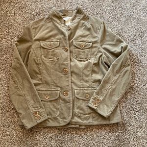 L.L.Bean Corduroy Jacket Women size Medium